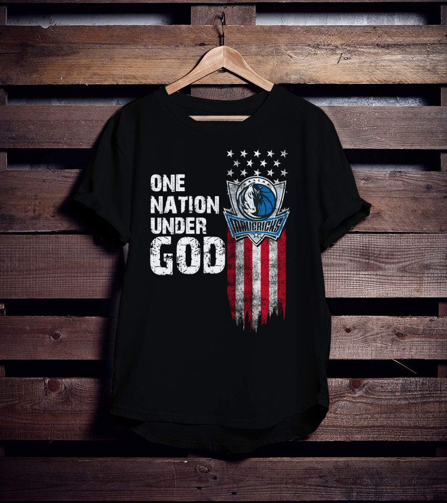 One Nation Under God Dallas Mavericks T-Shirt