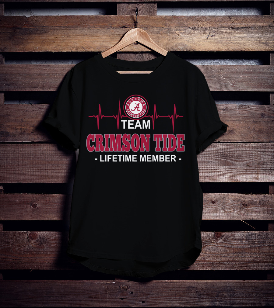 Team Crimson Tide Lifetime Member Alabama Crimson Tide T-Shirt