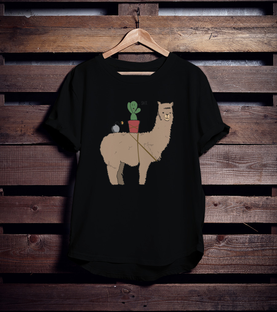 Alpaca Derp And Kektus Adventure With Explosive Humor T-Shirt