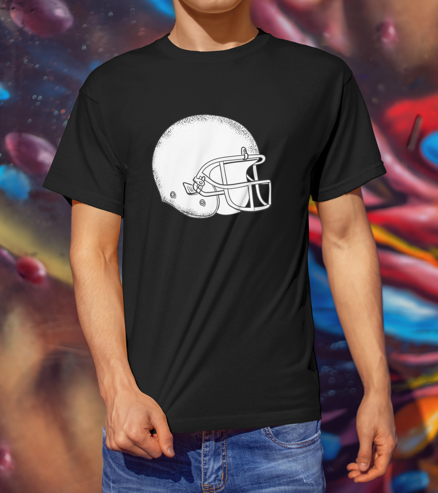 American Football Helmet T-Shirt