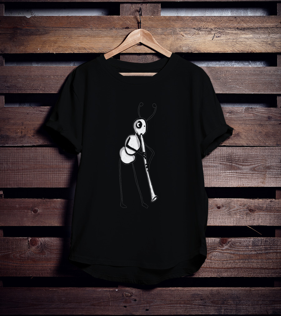 Ant Playing Clarinet 33163 T-Shirt