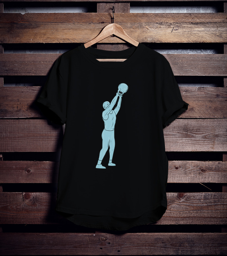 Kettlebell Swing Athlete Fitness Workout T-Shirt