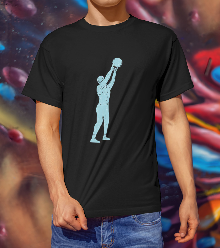 Kettlebell Swing Athlete Fitness Workout T-Shirt