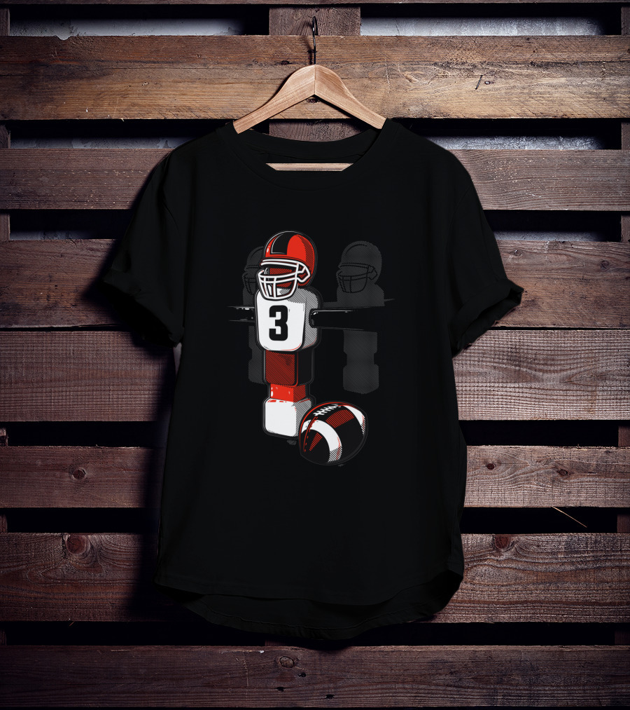 American Table Football 3 Player Foosball 665666 T-Shirt