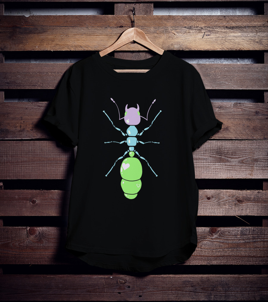 Ants 293453 Pastel Heart Accents T-Shirt