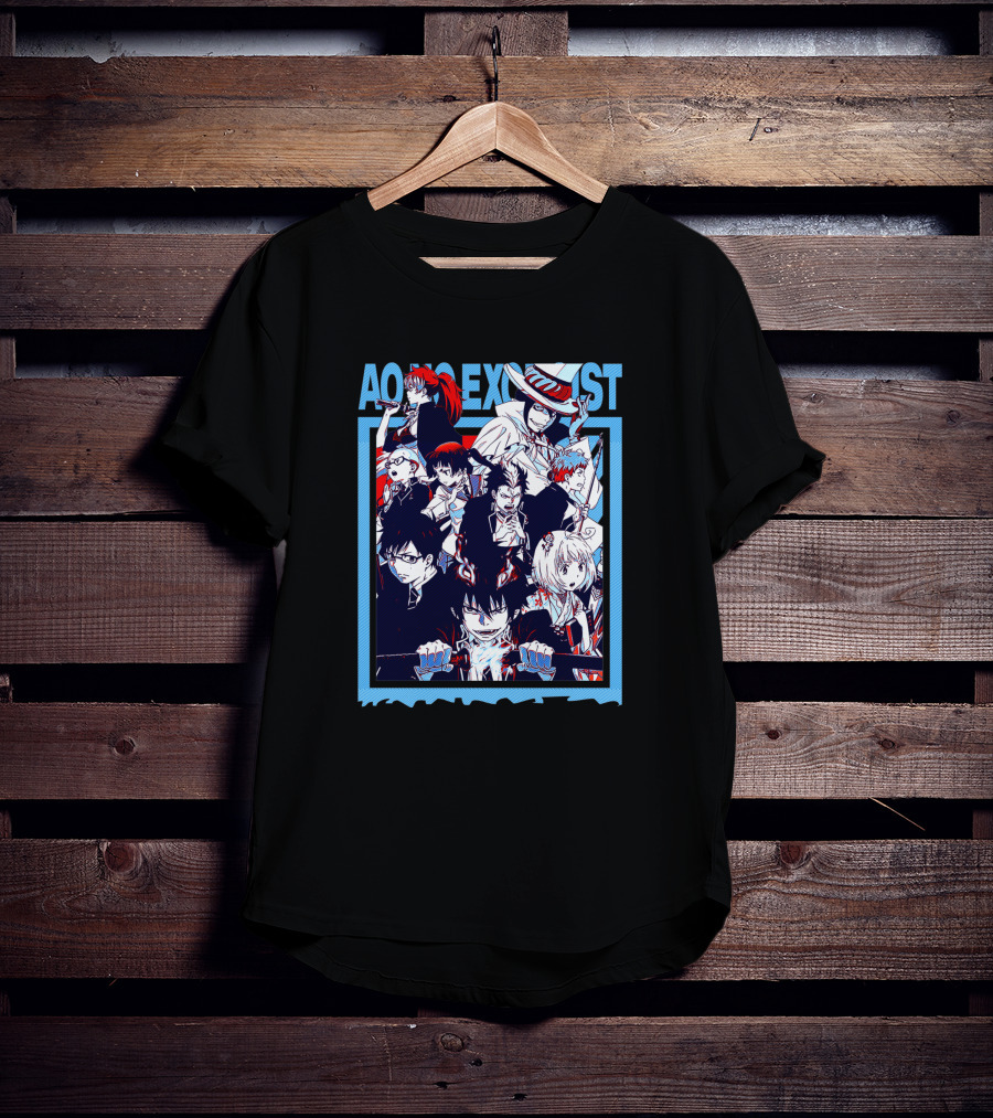 Ao No Exorcist 1477803 Anime Characters Collage T-Shirt