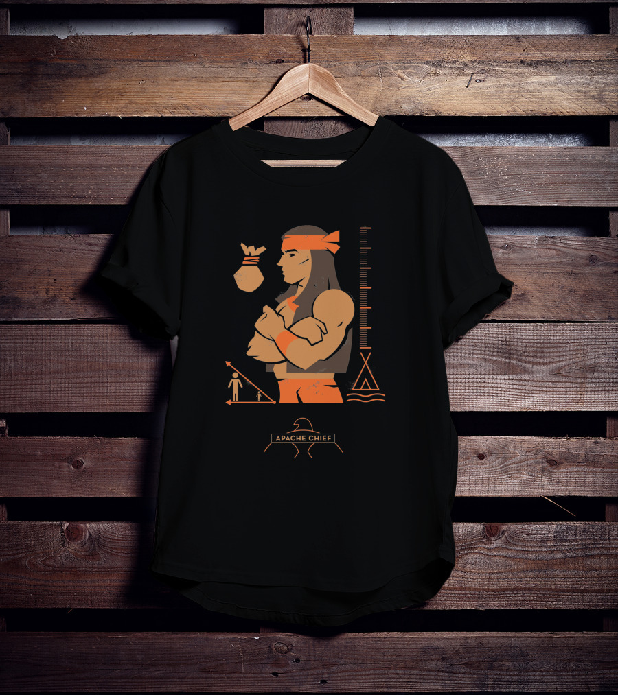 Apache Chief DC Superhero Profiles Character Illustration 1404047 T-Shirt