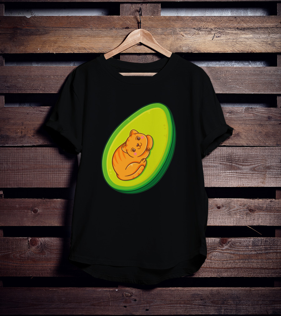 Avocato Cute Cat In Avocado 1635797 T-Shirt