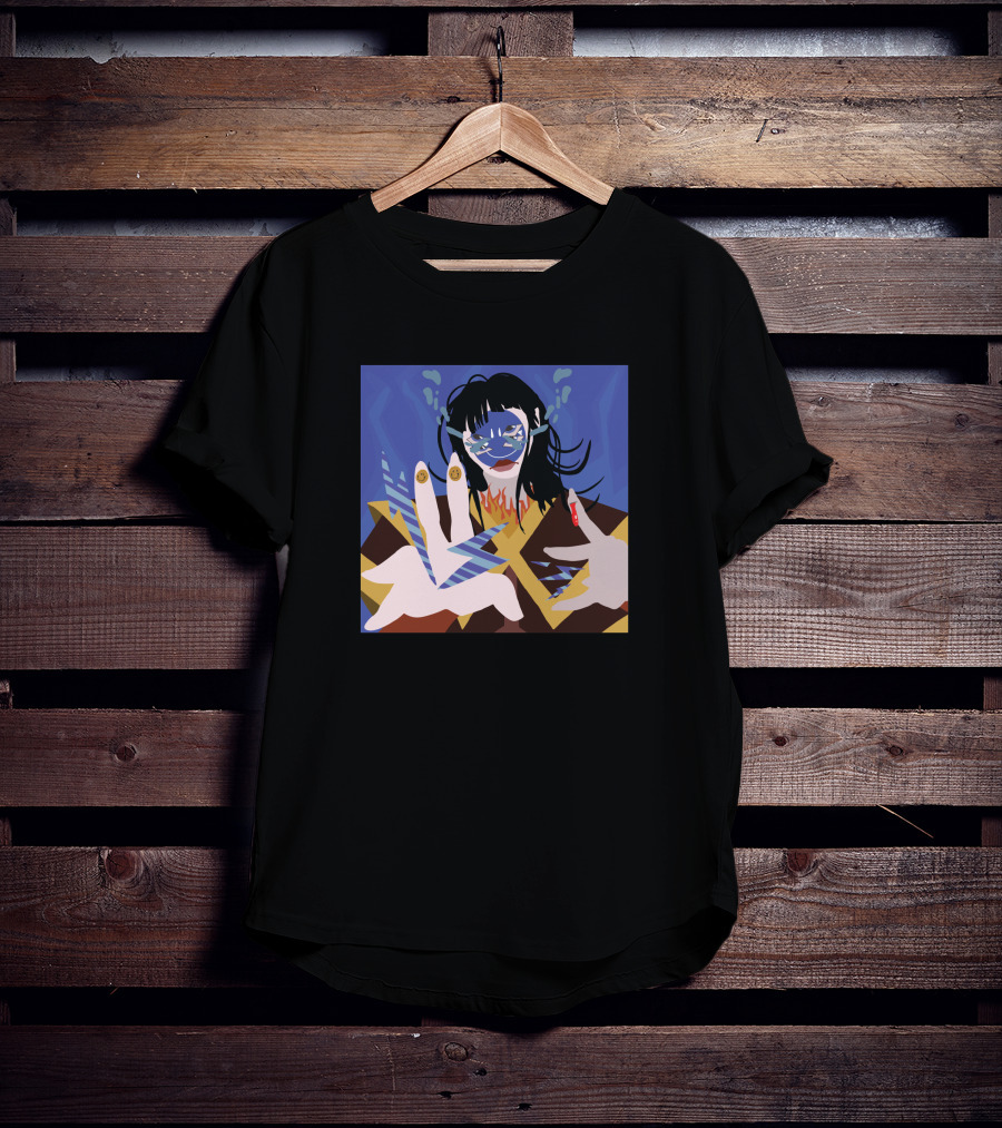 Azula 1540907 Blue Flames Avatar Character Concept T-Shirt