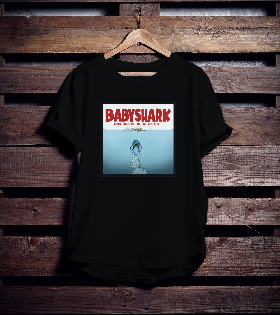 Baby Shark Doo-Doooo Do-Do Do-Do Parody Of Jaws T-Shirt