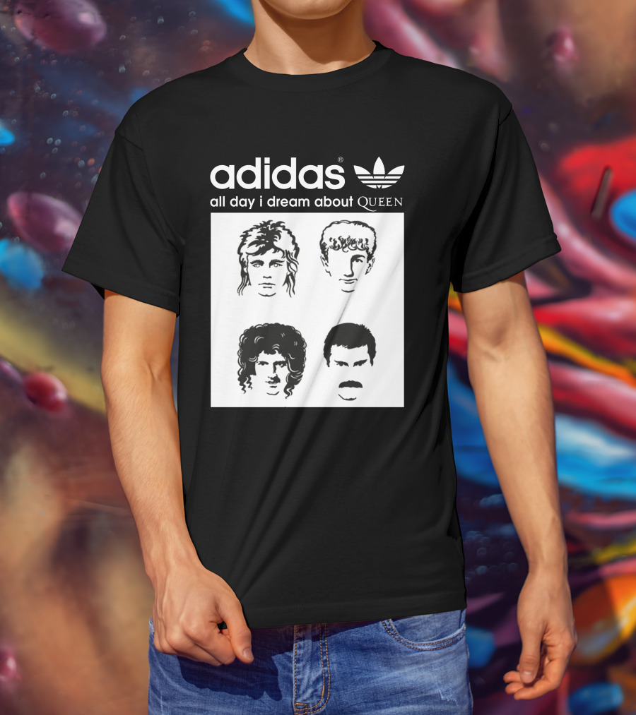 Queen Band Members Iconic Faces 19 T-Shirt