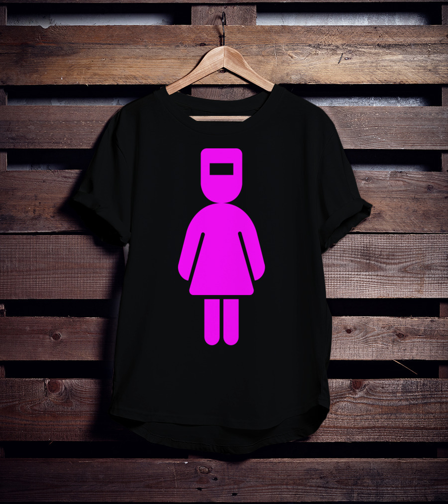 Pink Female Girl Lady Woman Welder Welding T-Shirt