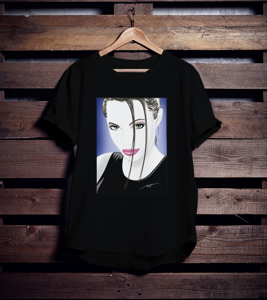 Angelic Raider Femme Fatale Portrait 59647 T-Shirt