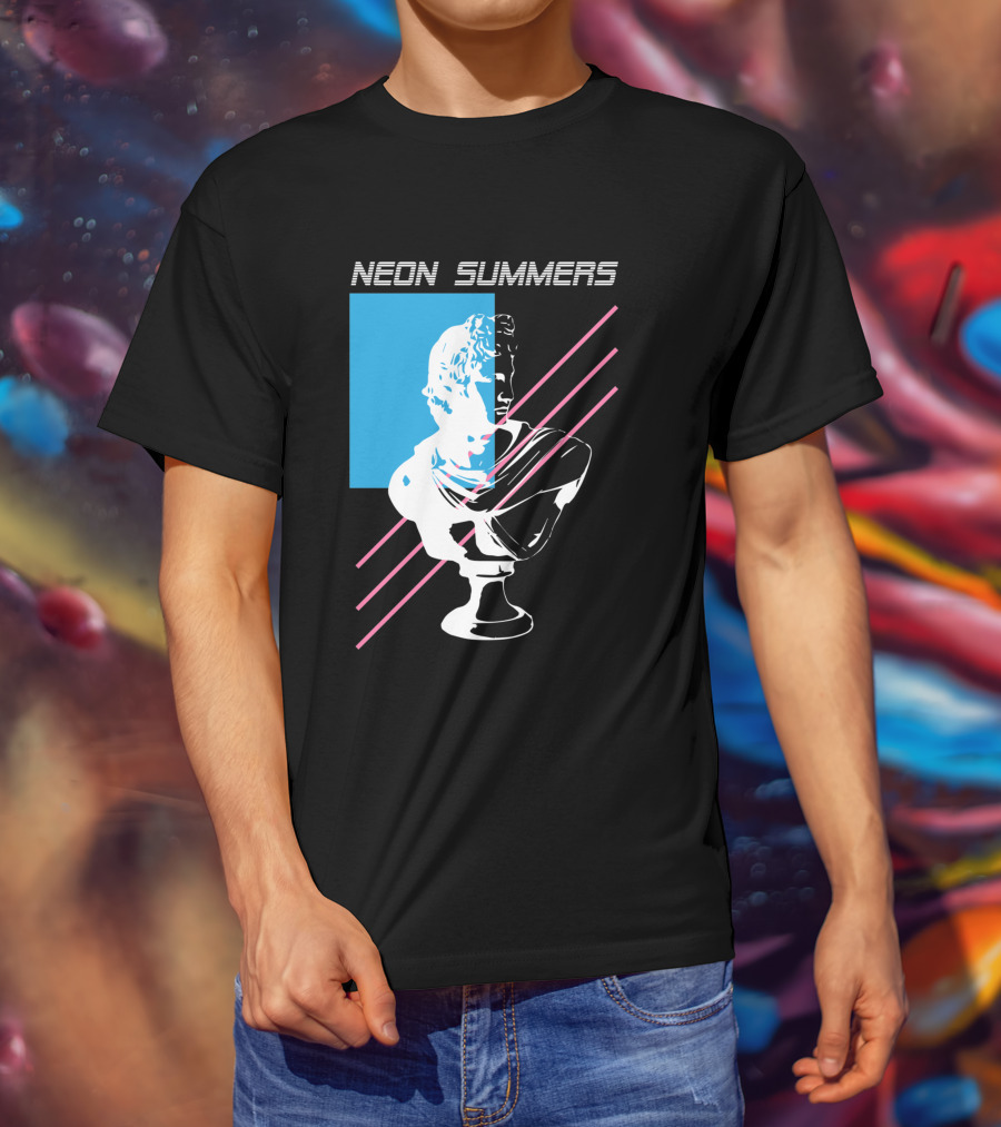 Neon Summers Apollo Bust T-Shirt
