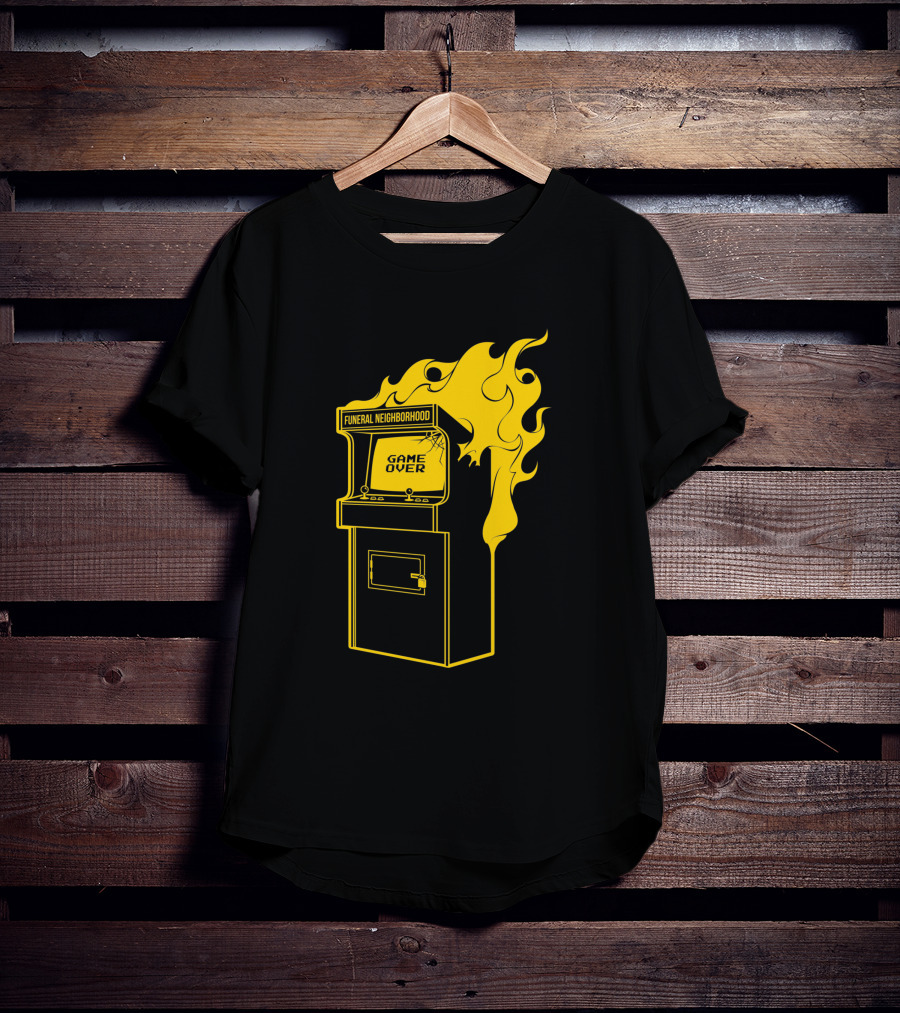 Funeral Neighborhood Game Over Arcade Fire T-Shirt