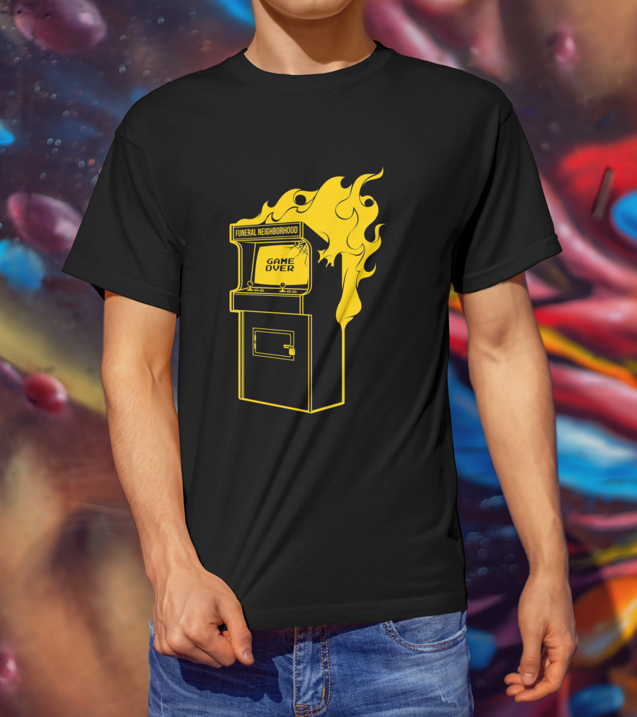 Funeral Neighborhood Game Over Arcade Fire T-Shirt