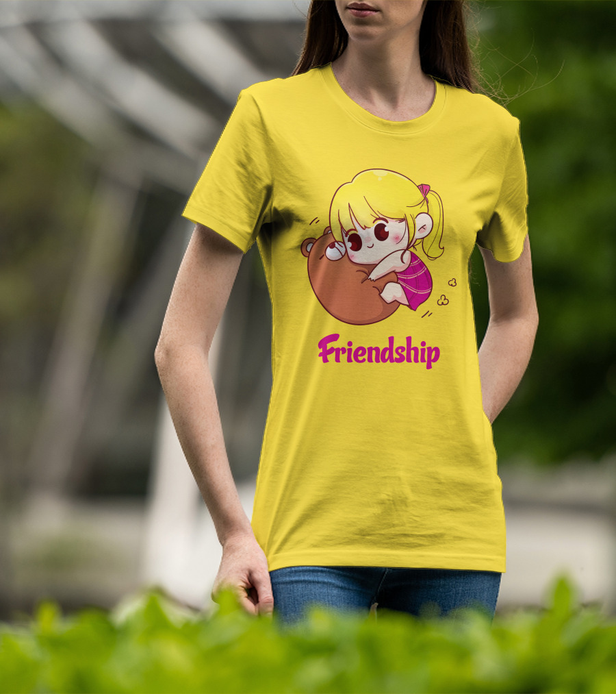 Friendship Baby Comfortable Bear Hug Illustration For Brother T-Shirt