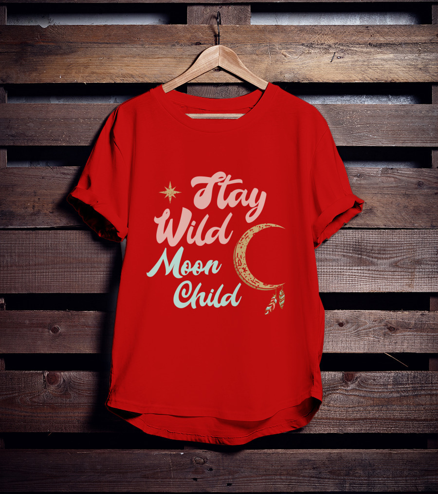 Stay Wild Moon Child Star And Crescent T-Shirt