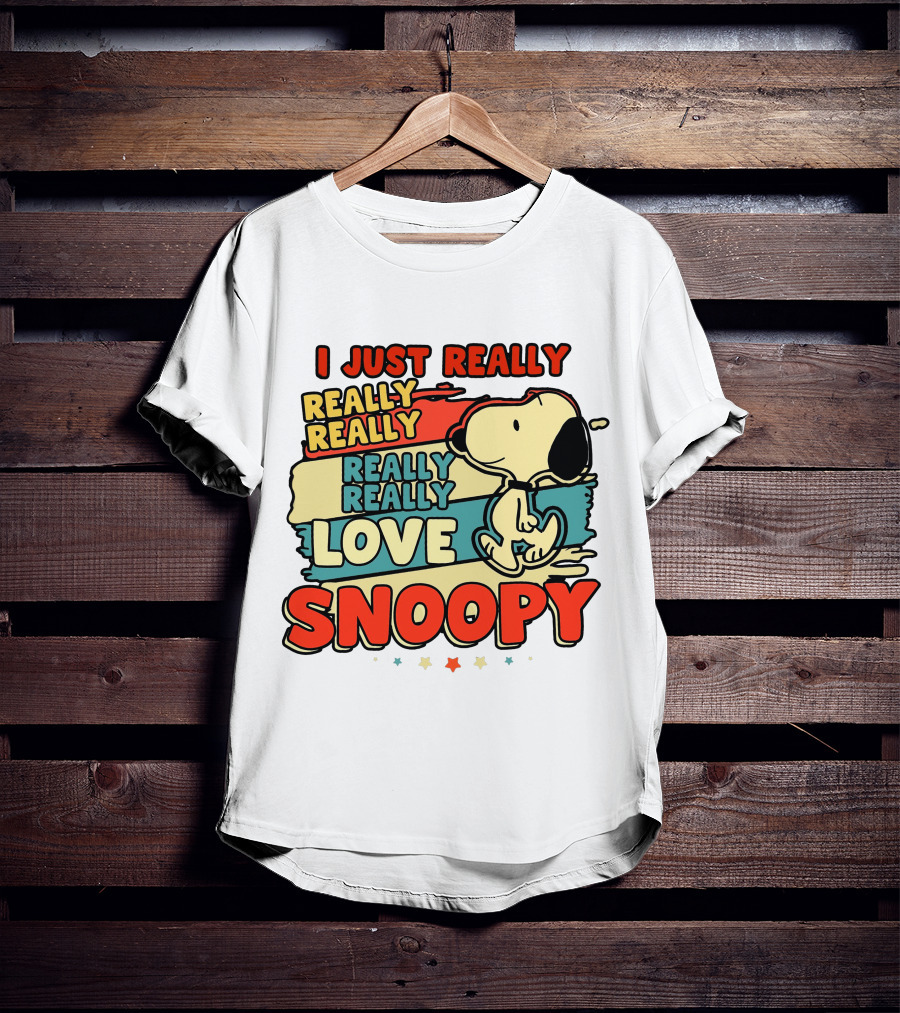 I Just Really Really Really Really Love Snoopy T-Shirt