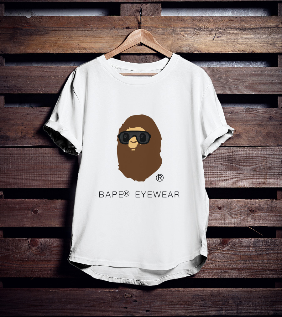 BAPE® Eyewear Iconic Ape Head With Sunglasses T-Shirt