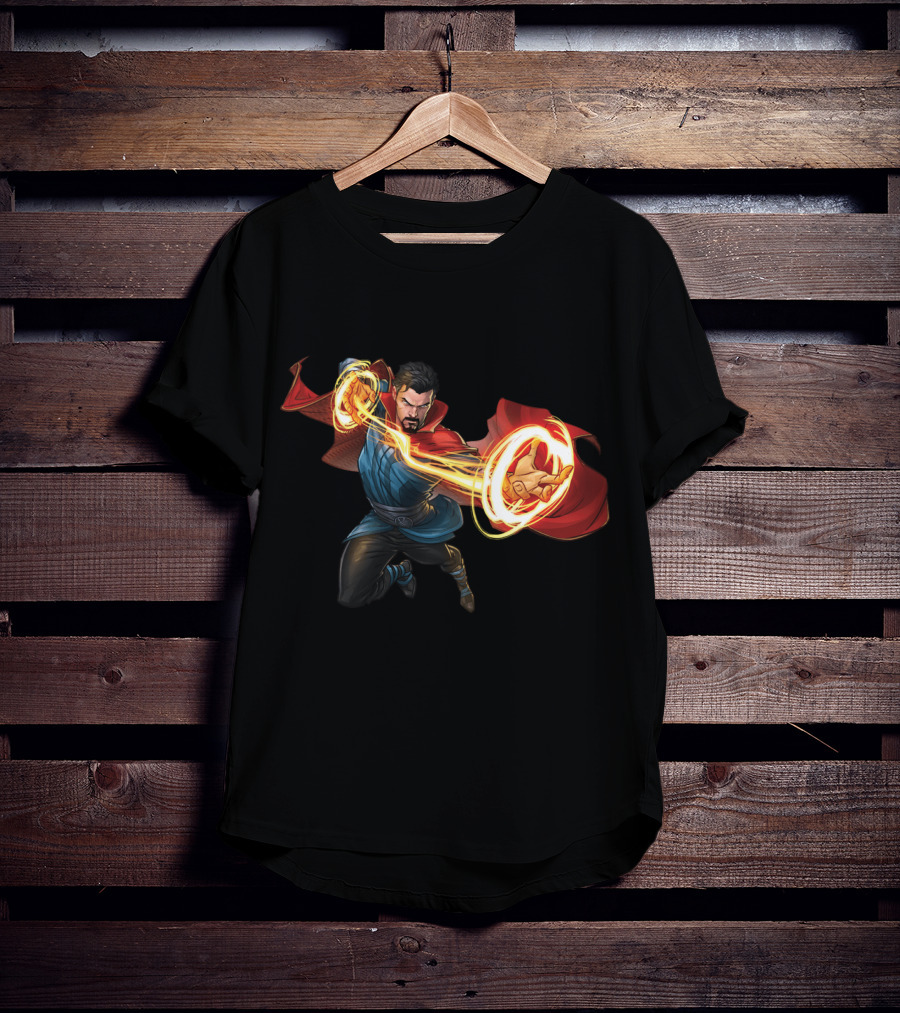 Doctor Strange Marvel Magic Hero Action Pose T-Shirt