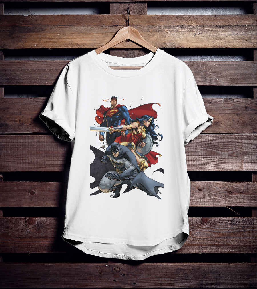 Justice League Trinity Superman Wonder Woman Batman T-Shirt