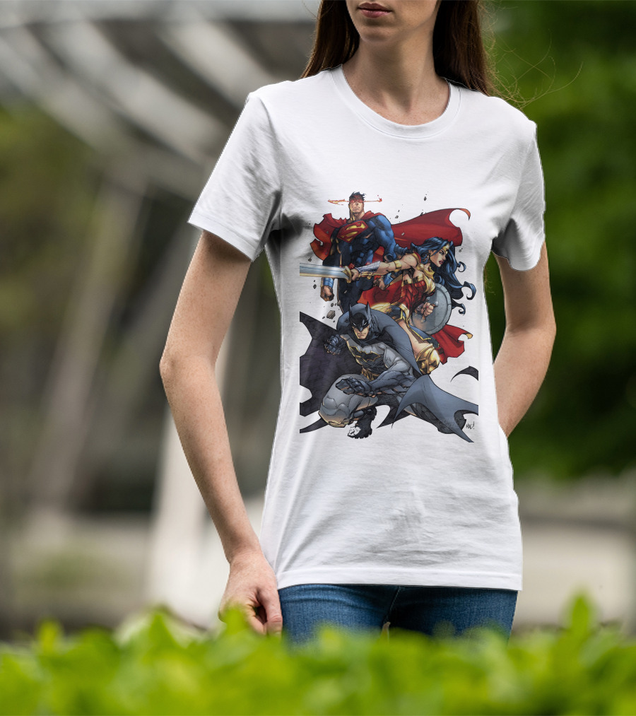 Justice League Trinity Superman Wonder Woman Batman T-Shirt