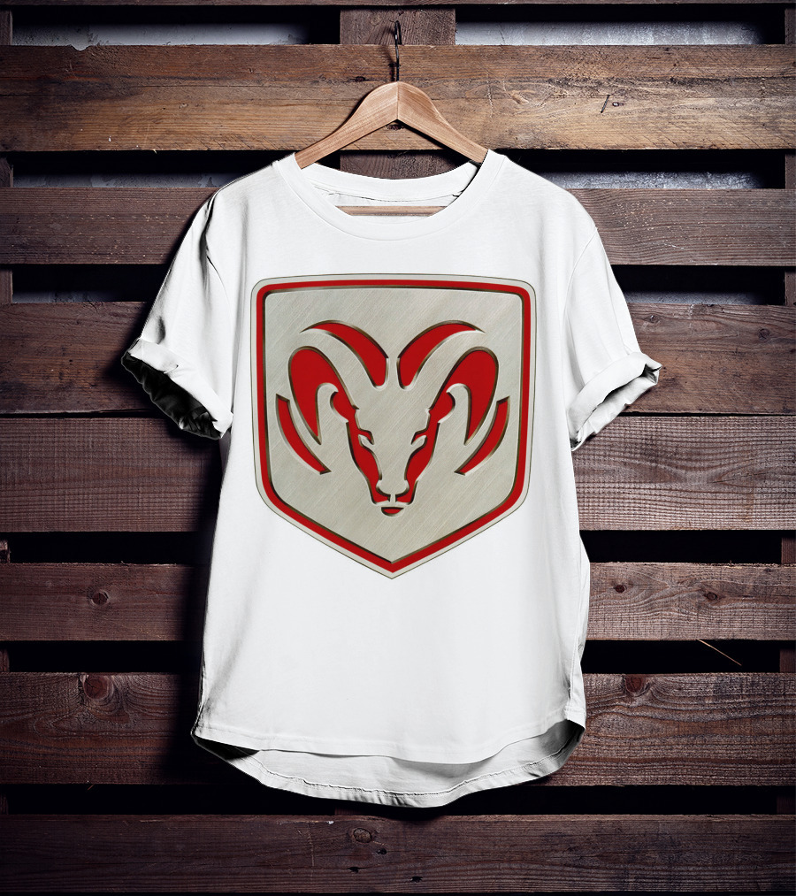 The Ram Emblem Silver Redbadge T-Shirt