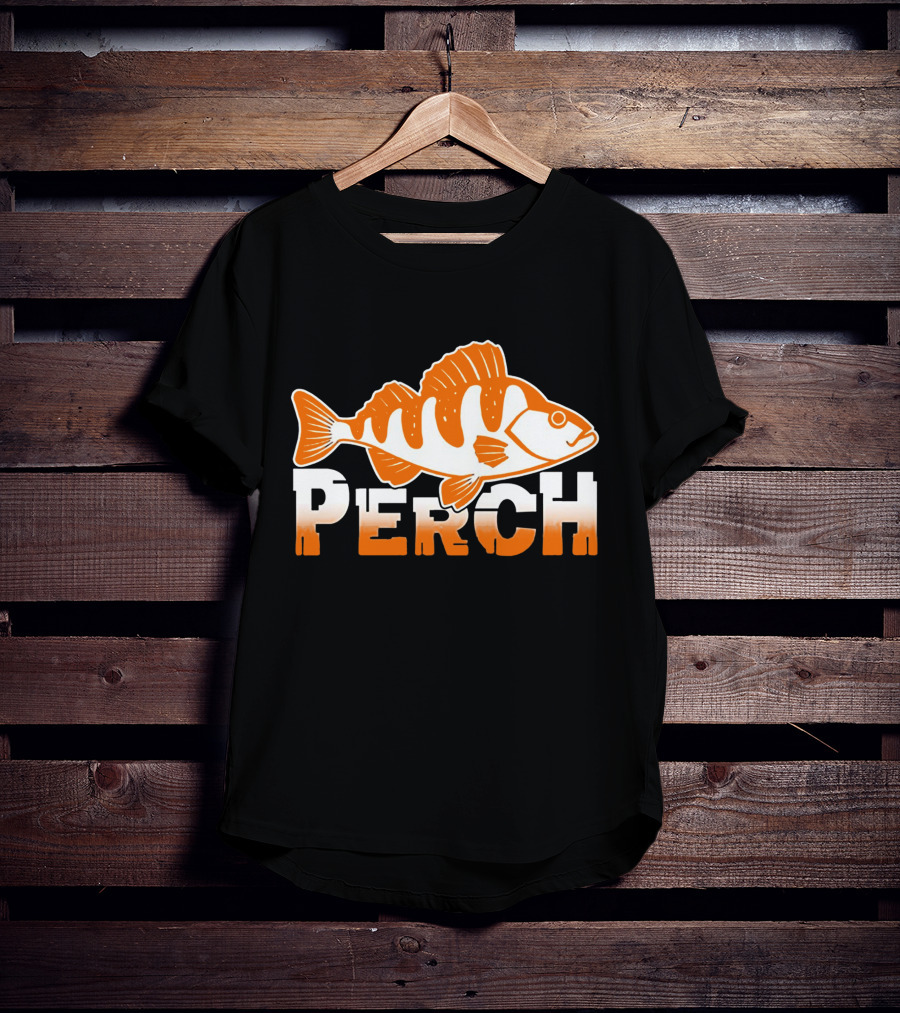 PERCH Fish Orange T-Shirt