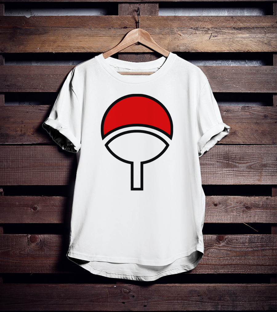 Clan Uchiha Sharingan Fan Symbol T-Shirt