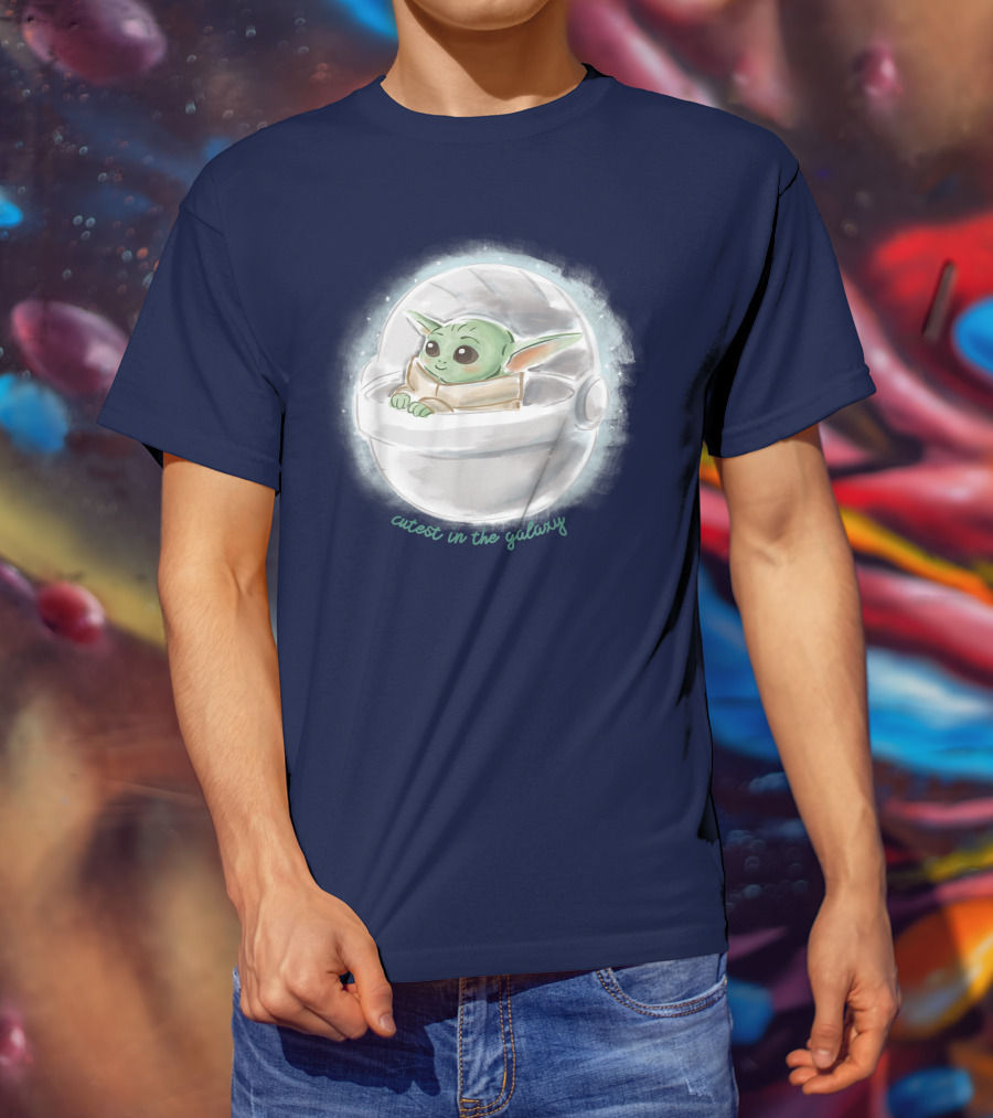 Star Wars The Mandalorian The Child Cutest In The Galaxy Floating Pod T-Shirt