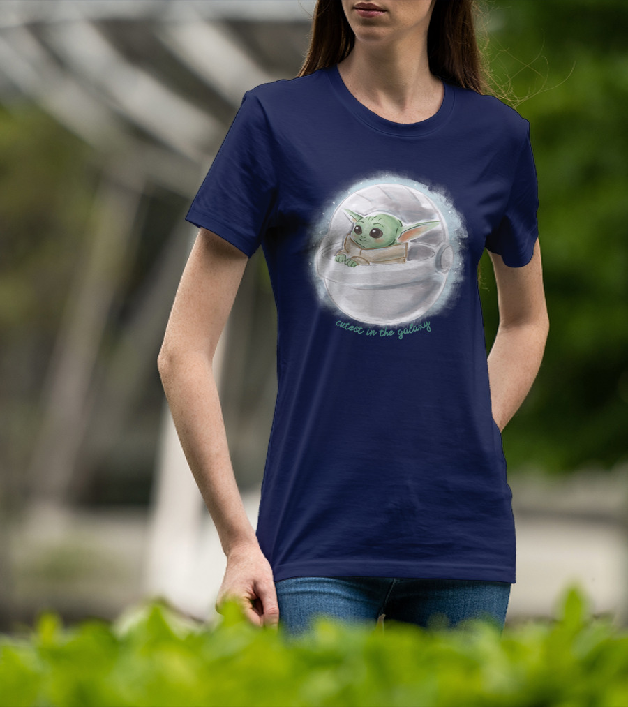 Star Wars The Mandalorian The Child Cutest In The Galaxy Floating Pod T-Shirt