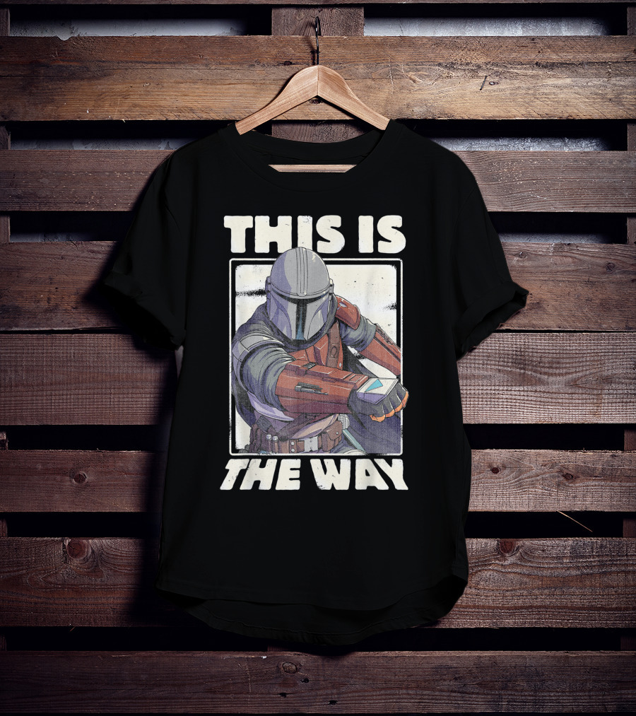 The Mandalorian This Is The Way Star Wars Action Pose T-Shirt
