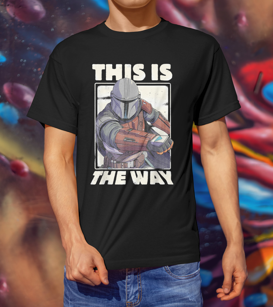 The Mandalorian This Is The Way Star Wars Action Pose T-Shirt