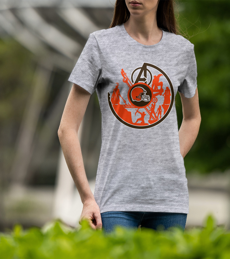 Cleveland Browns Avengers Mashup T-Shirt