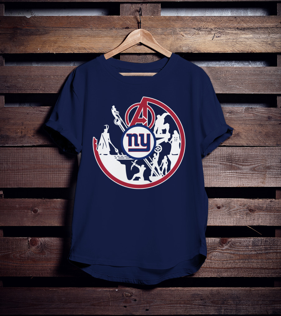 Ny Giants Avengers Crossover T-Shirt