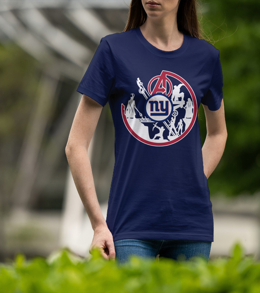 Ny Giants Avengers Crossover T-Shirt