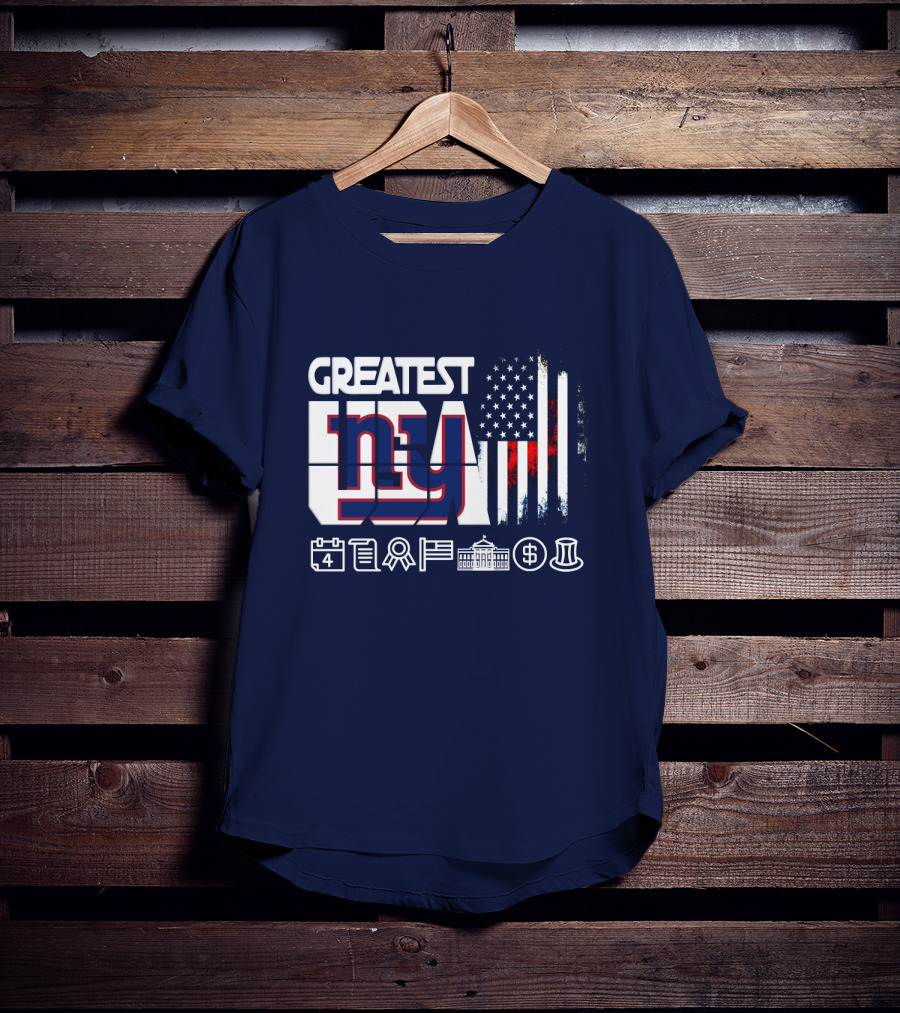 Greatest Ny American Icons And Symbols Collection T-Shirt