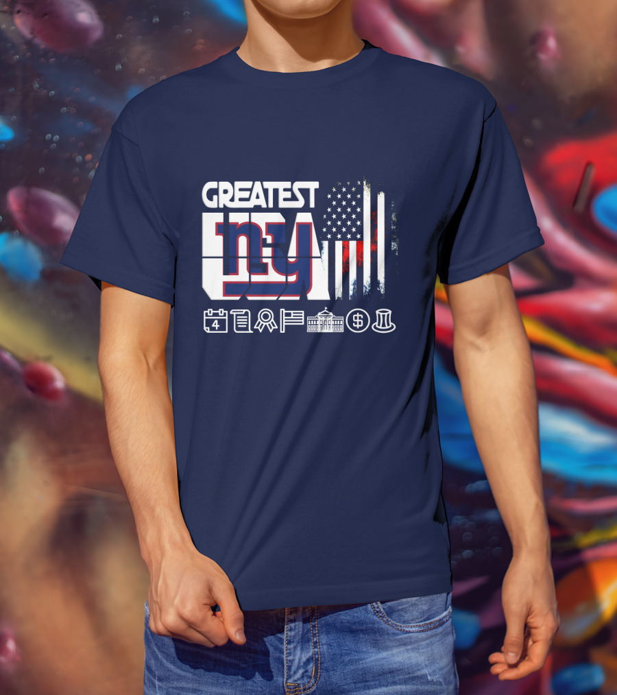 Greatest Ny American Icons And Symbols Collection T-Shirt