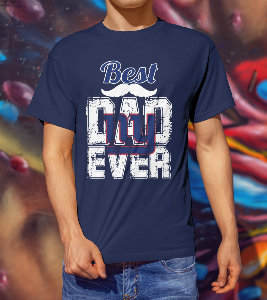 Best Dad Ever Giants T-Shirt