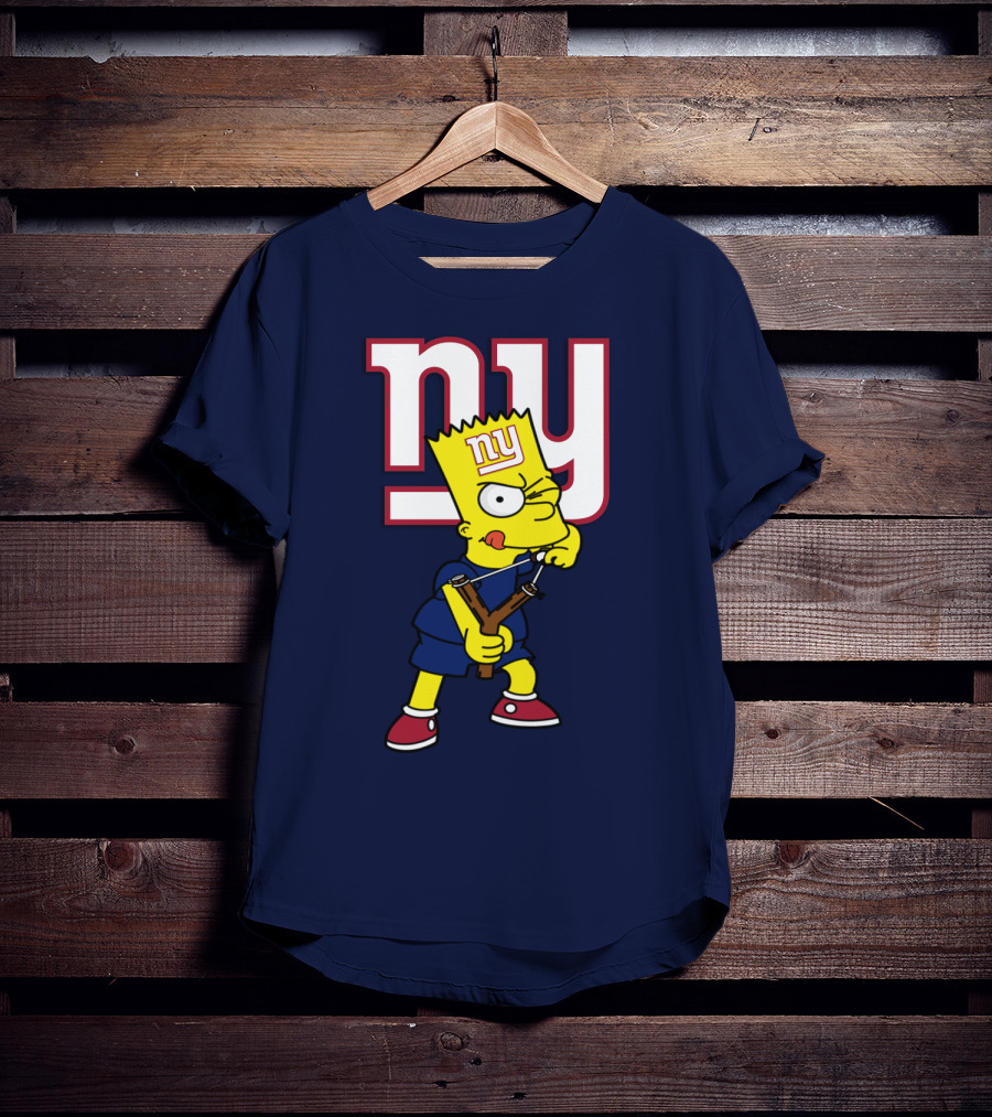Ny Giants Bart Slingshot T-Shirt