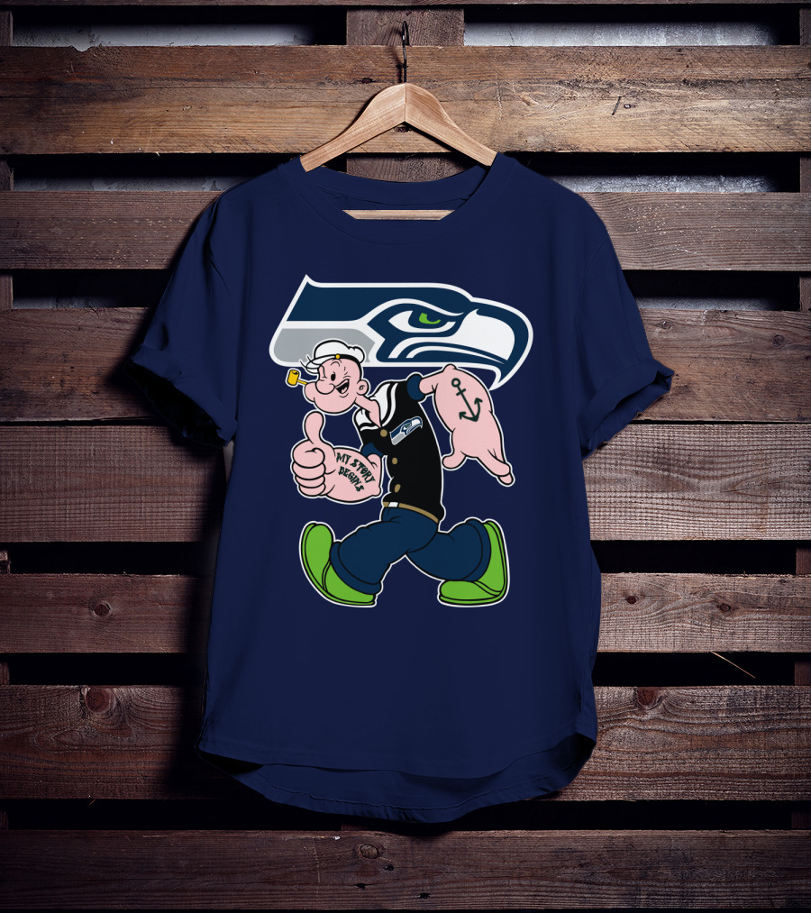 Seahawks Popeye My Jerry Bryant T-Shirt