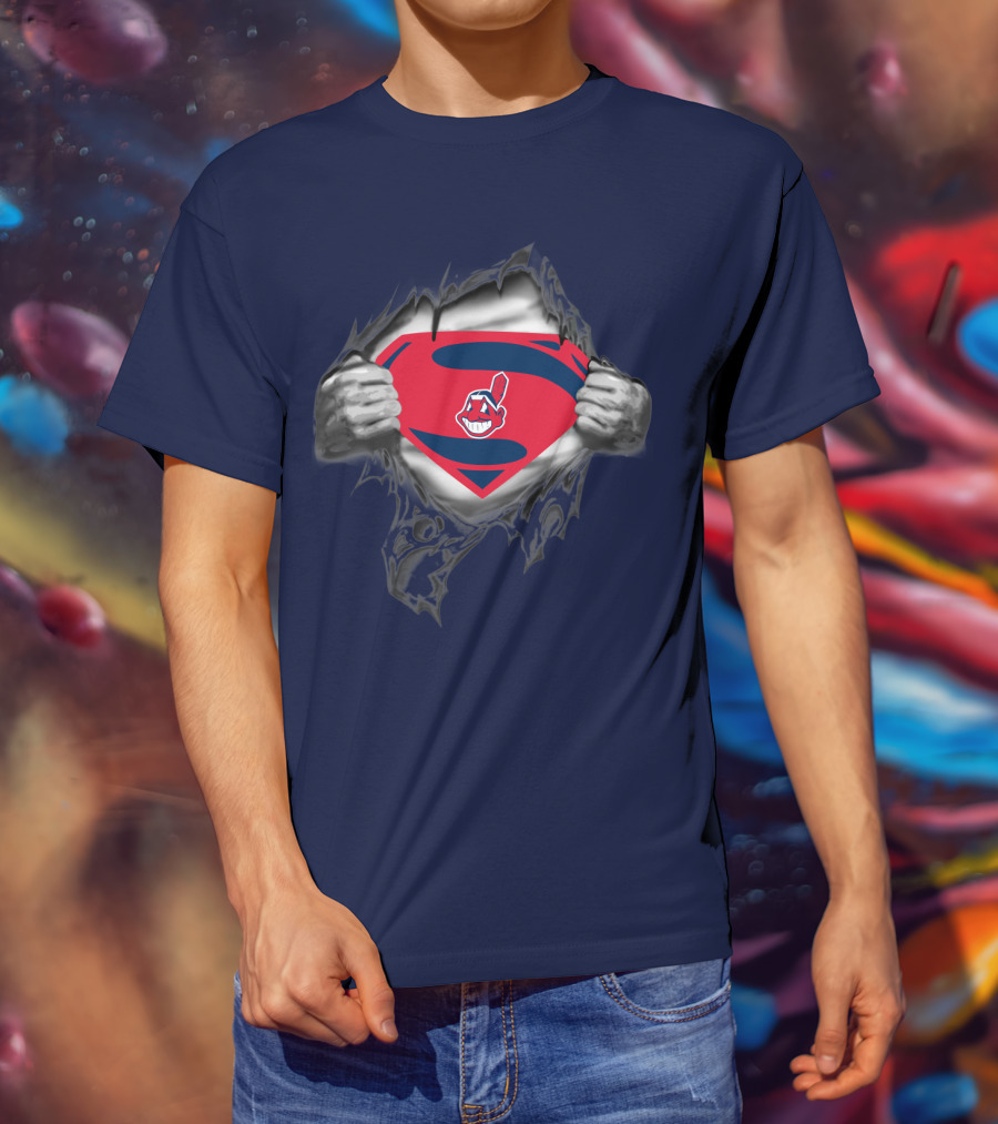 Superman Cleveland Indians T-Shirt