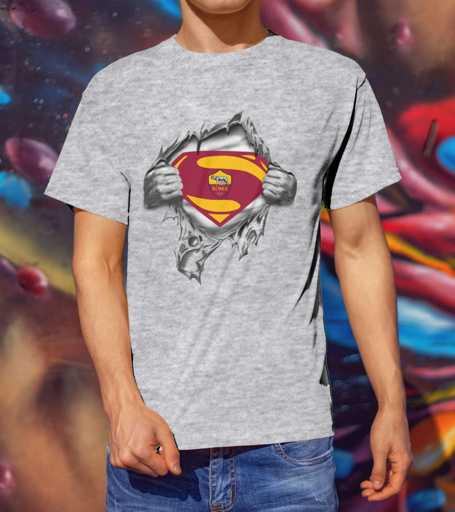 As Roma 1927 Superman Shield T-Shirt