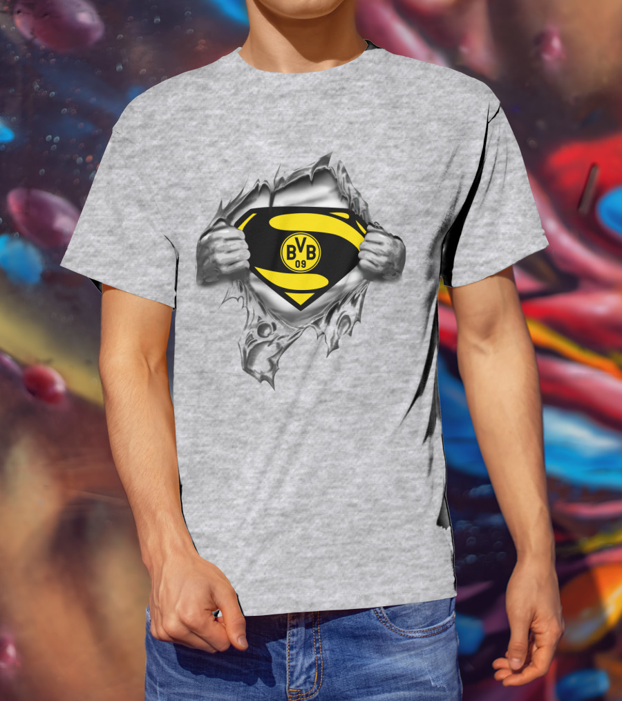 Bvb 09 Dortmund Super Logo Burst T-Shirt