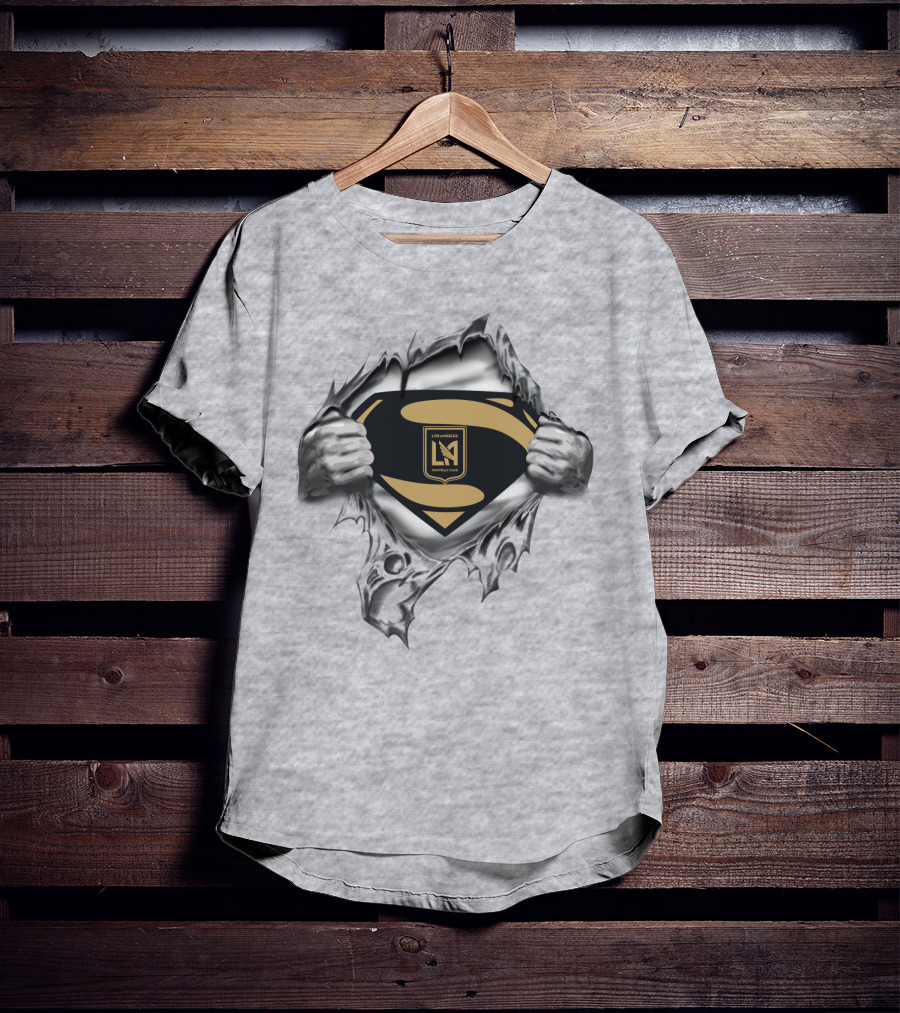 Los Angeles Fc Superman Logo Fusion T-Shirt