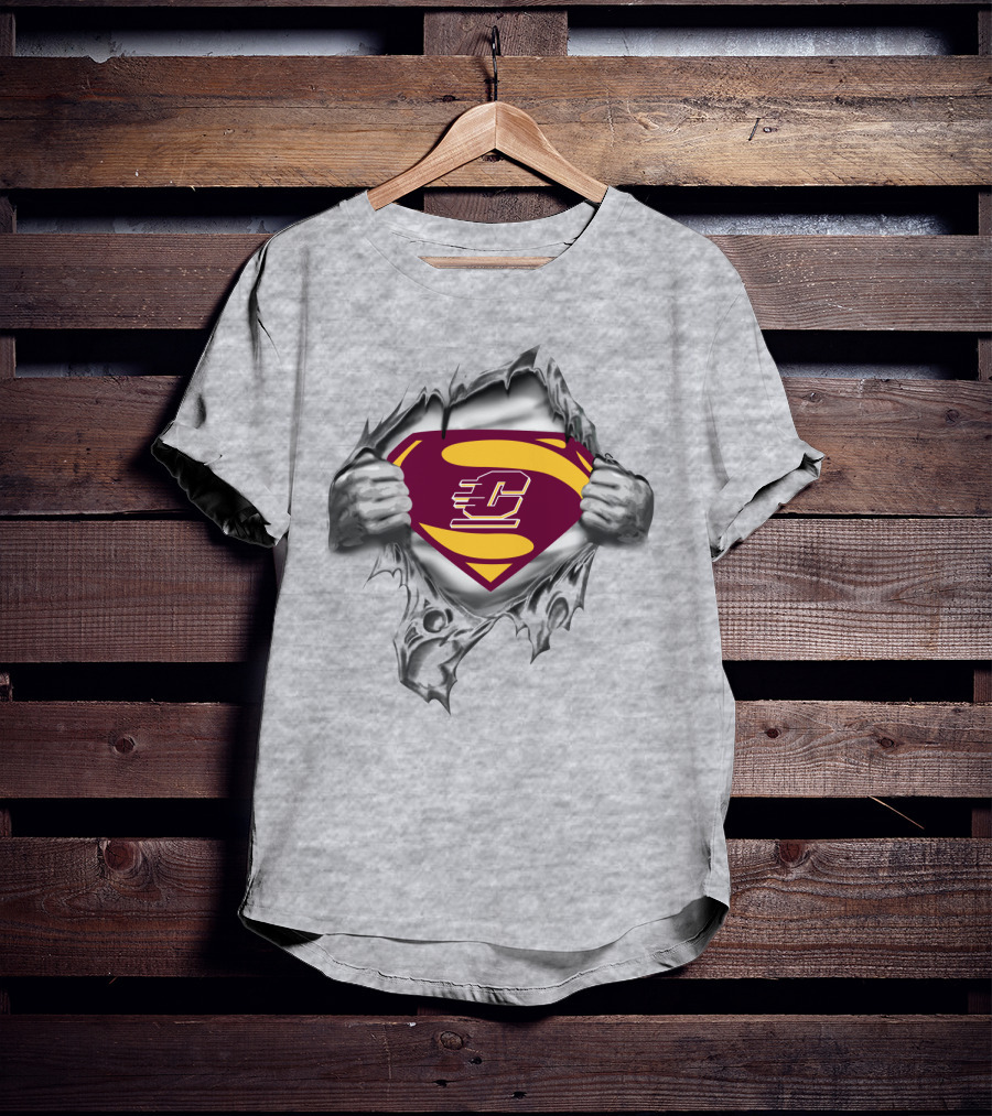 Central Michigan Chippewas Superhero T-Shirt