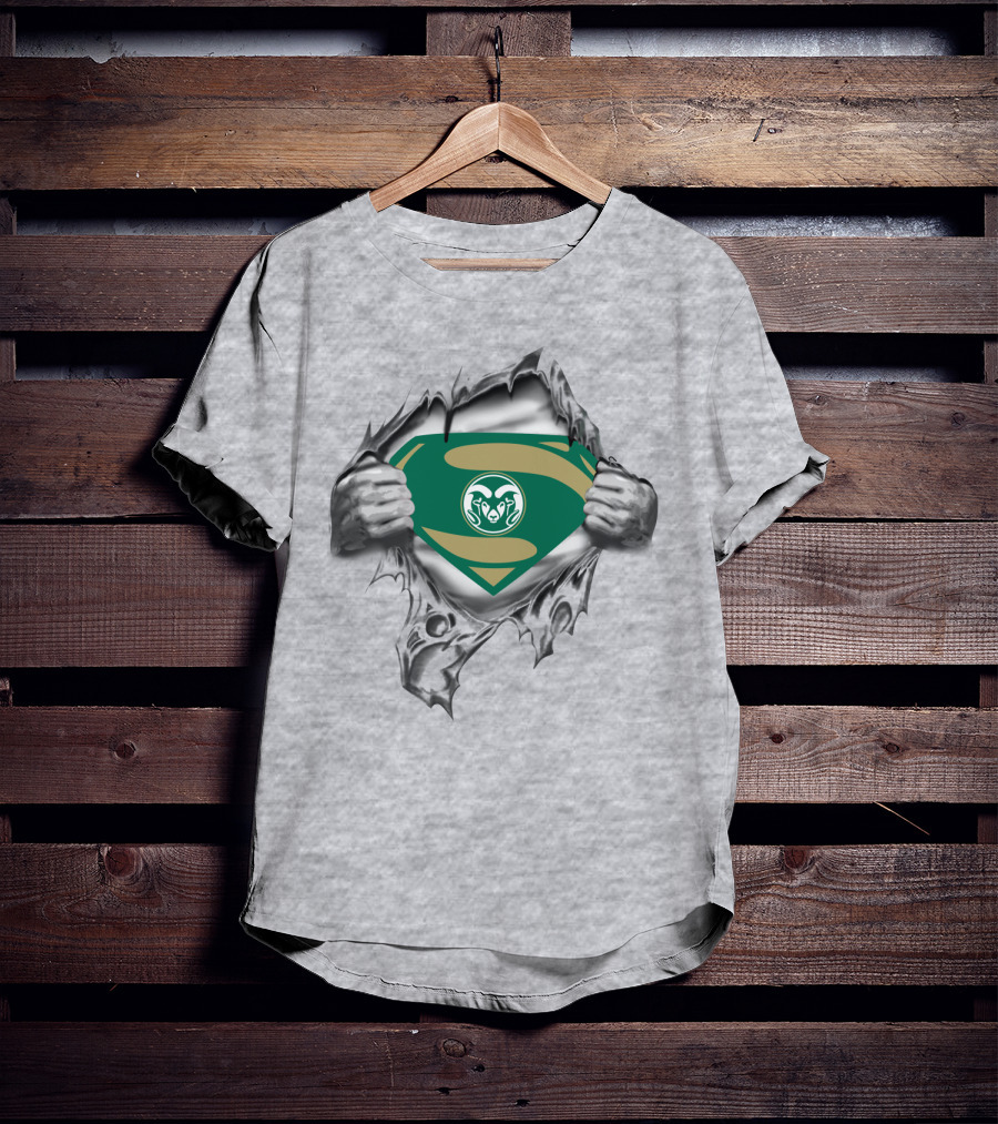 Colorado State Rams Superhero Shield T-Shirt