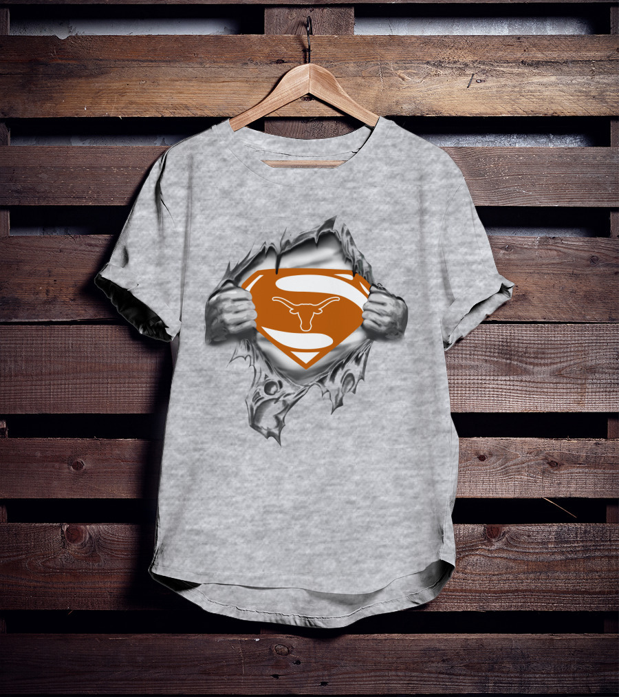 Superman Texas Longhorns T-Shirt