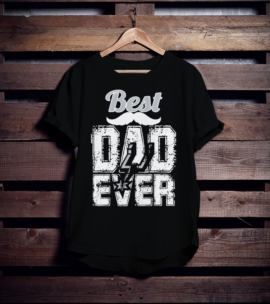Best Dad Ever Spurs T-Shirt